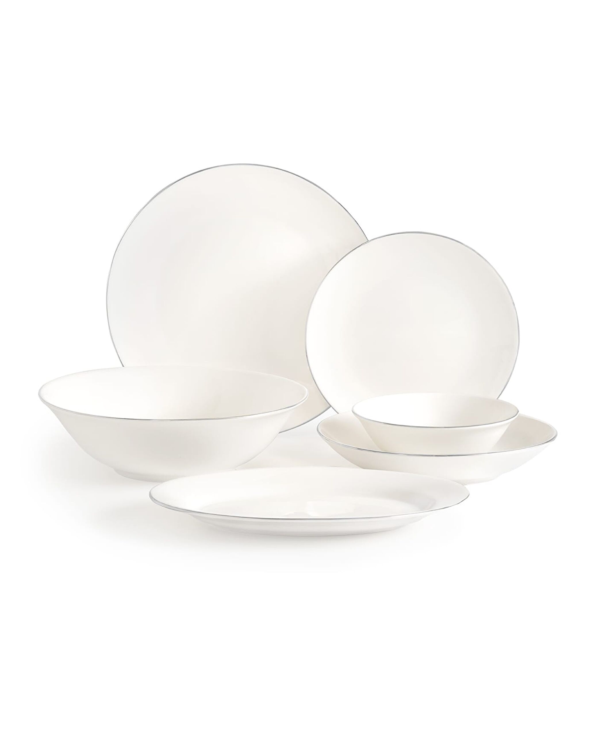 Helios 27 Piece Dinner Set Gold/platinum - 7