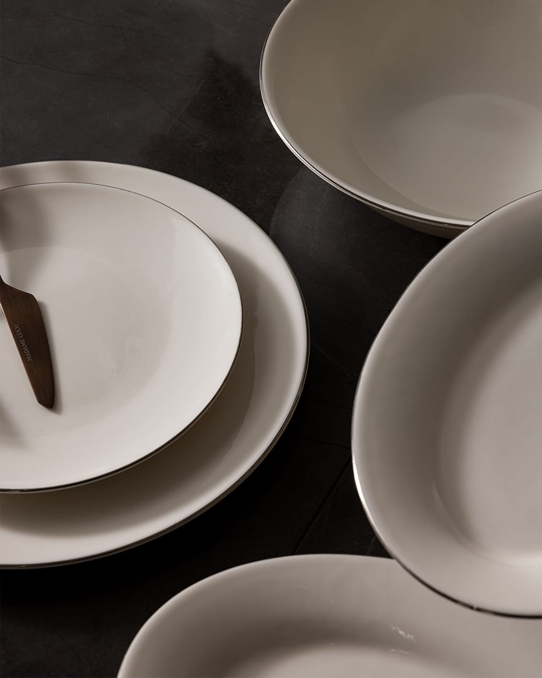 Helios 27 Piece Dinner Set Gold/platinum - 3