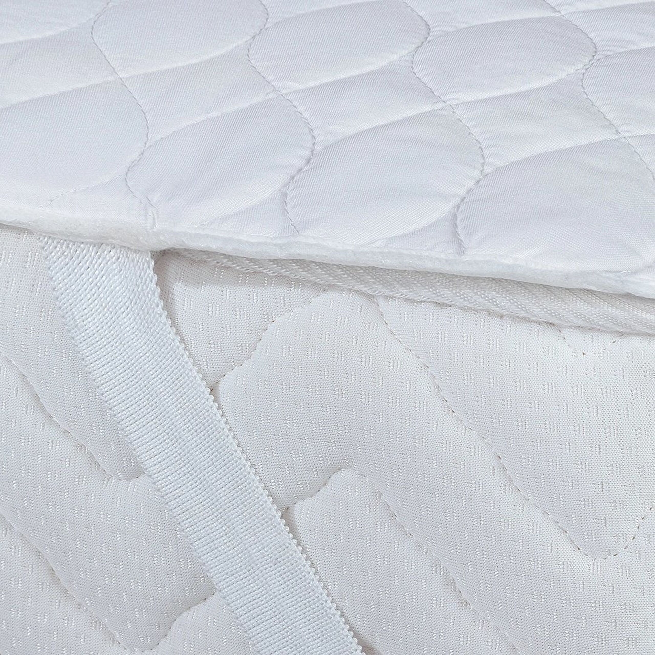 Eleta Quilted Single Bed Mattress - White - 0