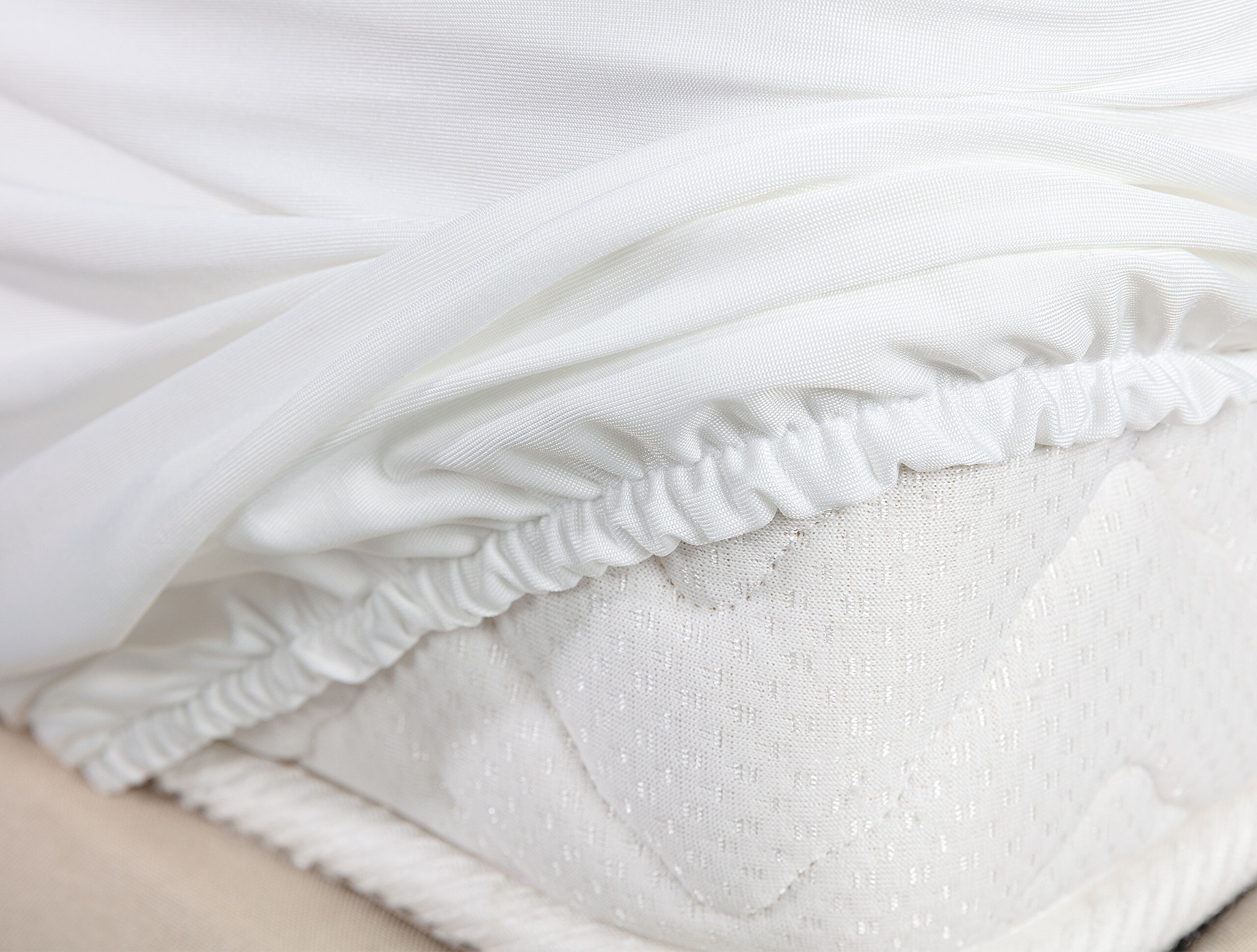 Matelas matelassé pour lit king size Eleta - Blanc - 3