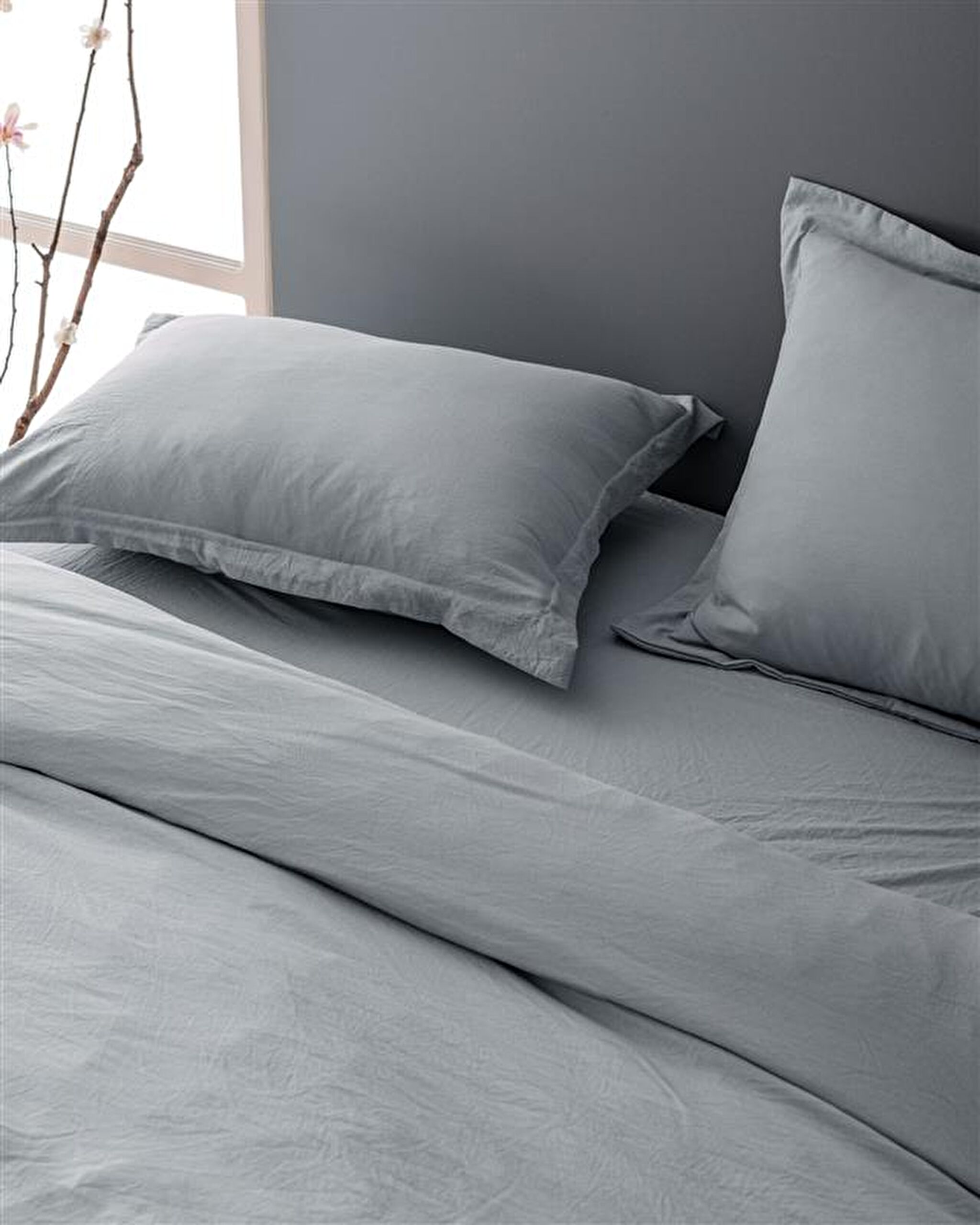 ⁠ Mona Double Size Microfiber Fitted Duvet Cover Set_5}