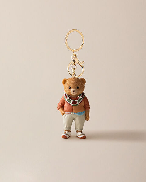 Pour Bear Keychain - Salmon - 3
