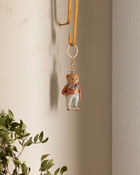 Pour Bear Keychain - Salmon - 0