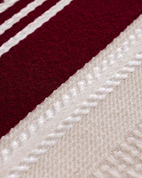 Set de Table 2 Pièces Virlet - Rouge/Beige - 2