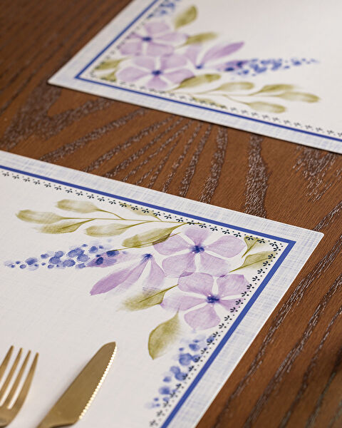 Set de table 4 pièces Merlot - Coloré - 1