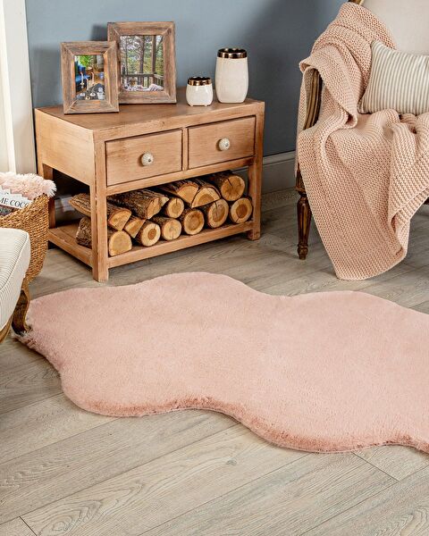 Arc En Ciel Konijnenvacht - Poeder - 90x150 cm - 0