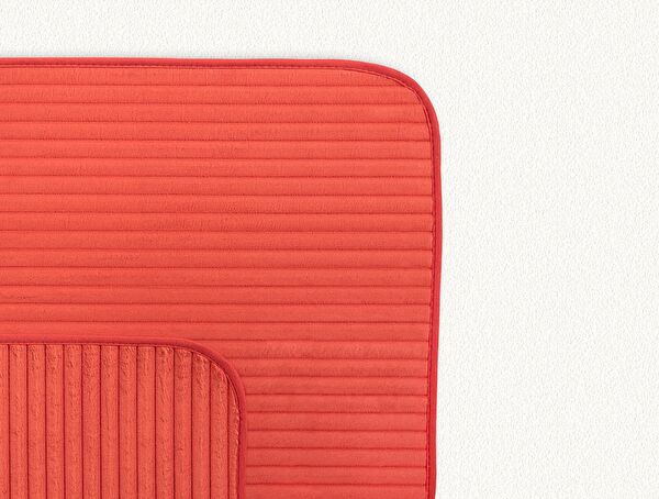 Mathılda 2-Piece Bath Mat - Orange - 50x80 cm - 2