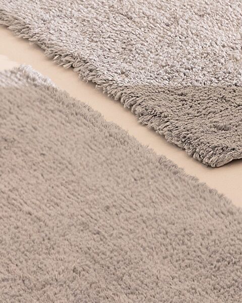 Cameo 2-Piece Cotton Bath Mat - Gray - 60x100 cm - 1