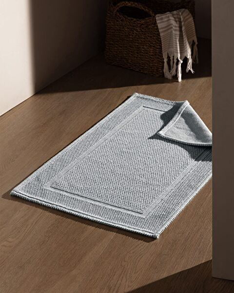 Barres Bath Mat - Blue - 50 x 80 cm - 1