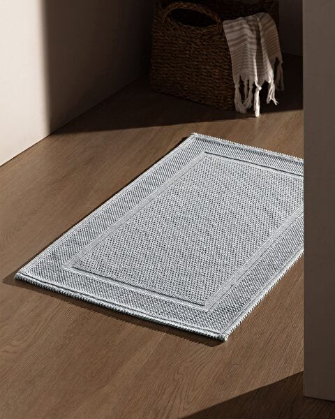Barres Bath Mat - Blue - 50 x 80 cm - 0