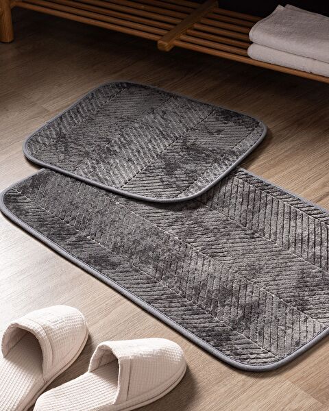 Eze Bath Mat - Anthracite - 0