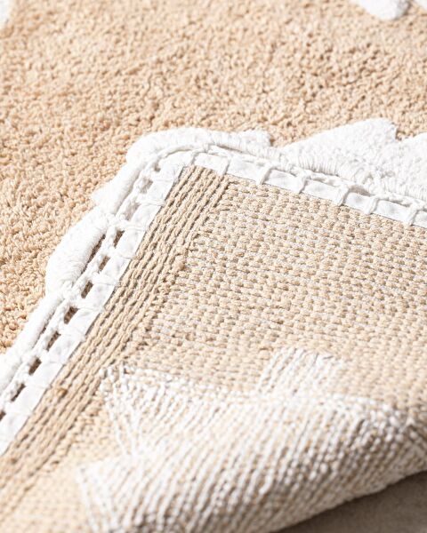 Lumièrematin Bath Mat - White/Beige - 50x80 cm - 3