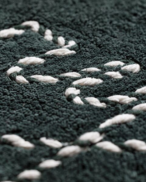 Espritmer Bath Mat - Green/White - 50x80 cm - 5