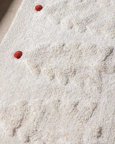 Esprit Bath Mat - Cream/Gold/Red - 50x80 cm - 1