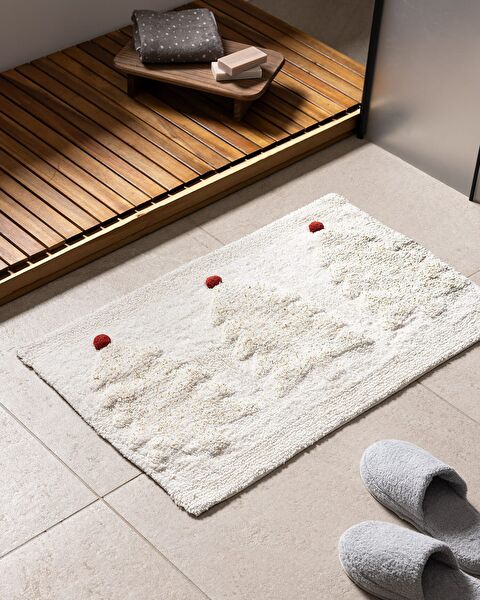 Esprit Bath Mat - Cream/Gold/Red - 50x80 cm - 0