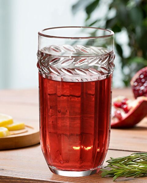 Medeline Set of 4 Soft Drink Glasses - 350 ml - 0