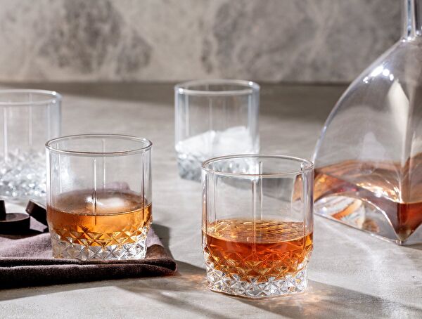 Ensemble de 4 verres à whisky Pamella - 0