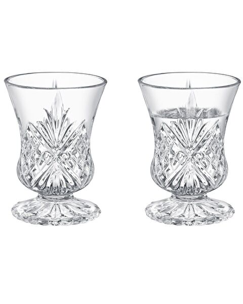 Aron Set of 4 Footed Coffee Glasses 55 ml - 1