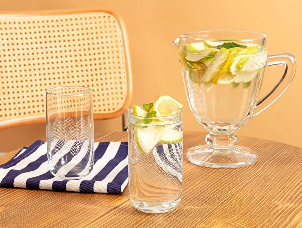 White Rugs Musette Lot de 4 verres à boissons gazeuses - 365 ml - 0