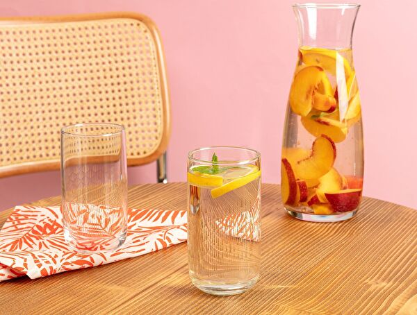 Golden Rain Musette Coffret de 4 Verres à Boissons Gazeuses - 365 ml - 0