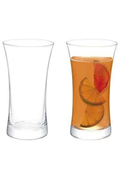 Grace Lot de 4 verres à boissons gazeuses en cristal – 340 ml - 1