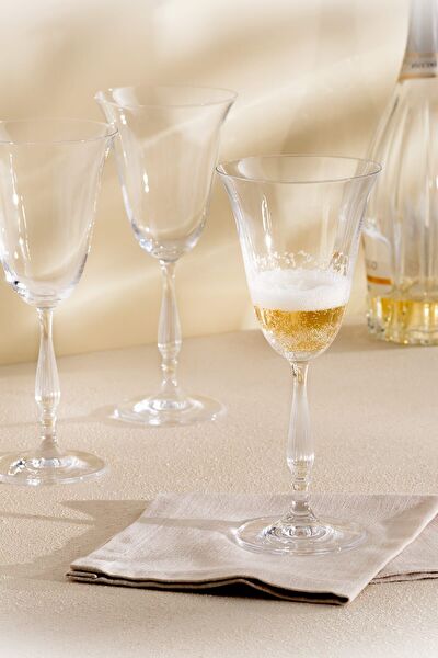Lucinda Lot de 4 verres à vin en cristal – 250 ml - 1