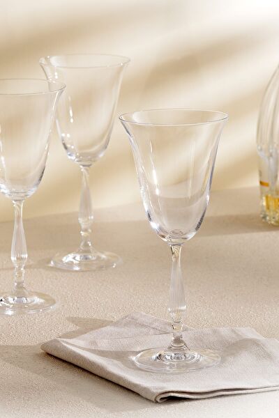 Lucinda Lot de 4 verres à vin en cristal – 250 ml - 0