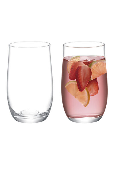 Lucinda Lot de 4 verres à boisson gazeuse en cristal 380 ml - 1