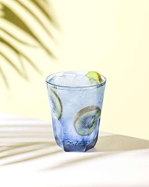 Domme Lot de 2 Gobelets en Plastique - Bleu Foncé - 445 ml - 0