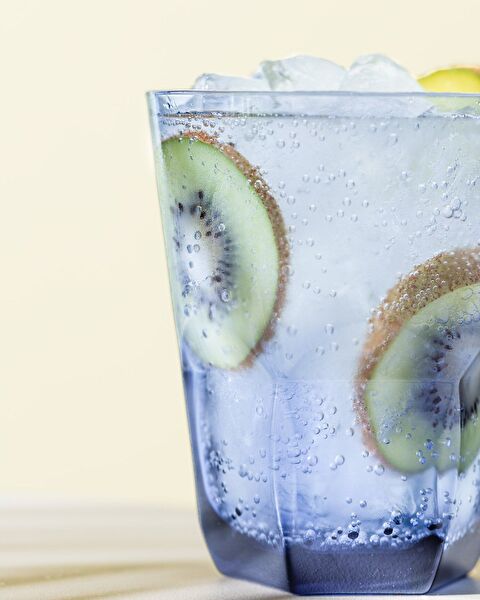 Domme Lot de 2 Gobelets en Plastique - Bleu Foncé - 445 ml - 1