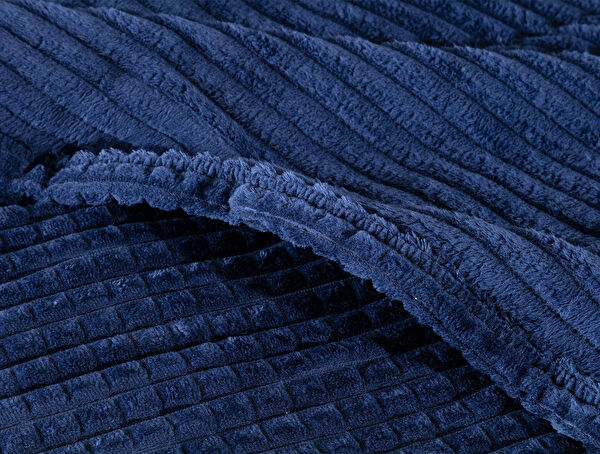 Emile Welsoft Polar doppelseitig geprägte Doppeldecke – Marineblau - 1