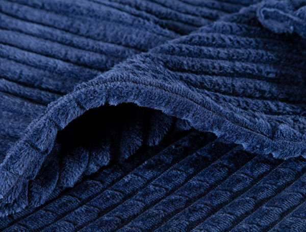 Emile Welsoft Polar doppelseitig geprägte Doppeldecke – Marineblau - 2