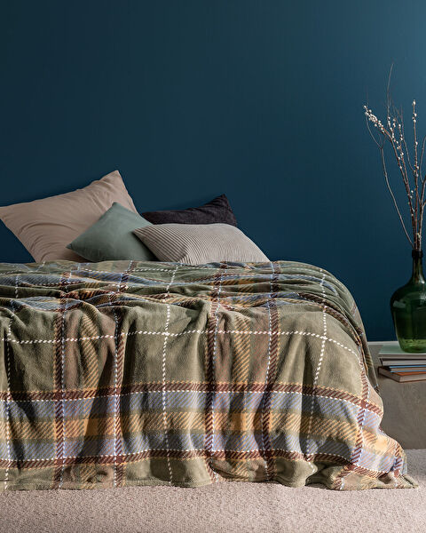 Couverture double imprimée polaire Antonin Welsoft - Kaki - 0