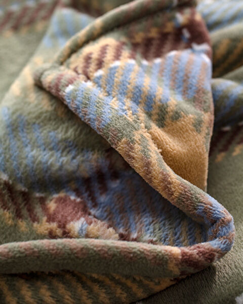 Couverture double imprimée polaire Antonin Welsoft - Kaki - 3