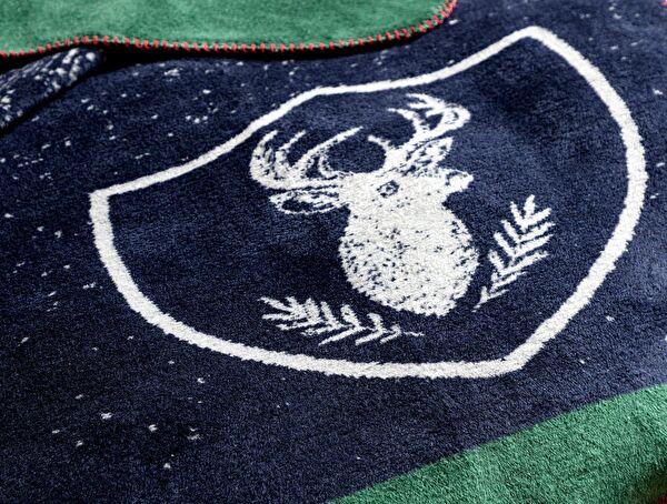 Neblige Baumwoll-Jacquard-Decke - 5