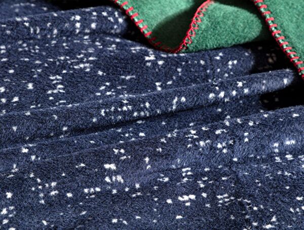 Neblige Baumwoll-Jacquard-Decke - 1