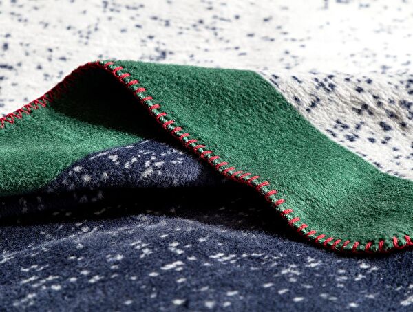 Neblige Baumwoll-Jacquard-Decke - 3