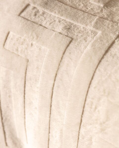 Clementine Mink Emboss Doppeldecke – Ecru - 3