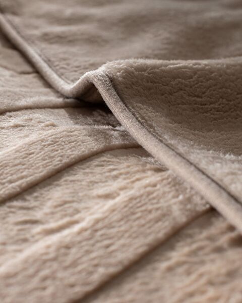 Clementine Mink Emboss Doppeldecke – Beige - 4