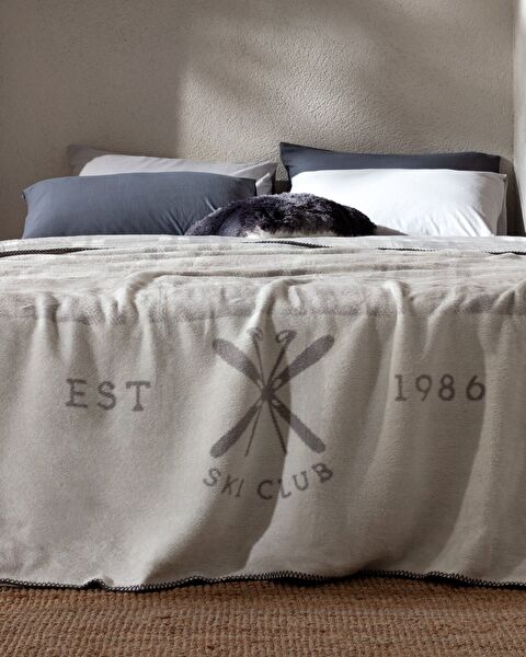 بطانية قطن جاكار كلوني - 1