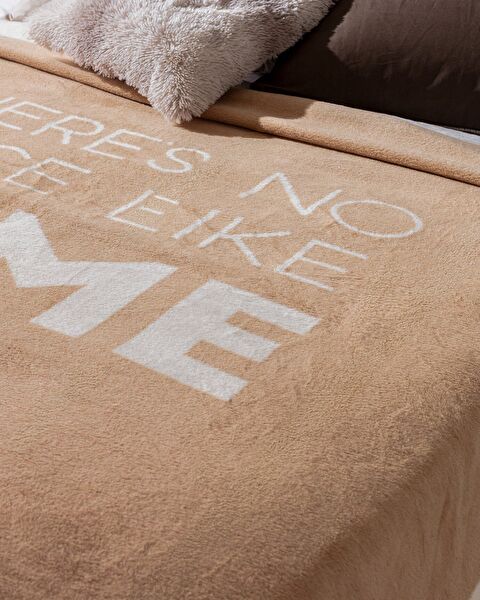 Angers Double Cotton Jacquard Blanket - Mink - 2