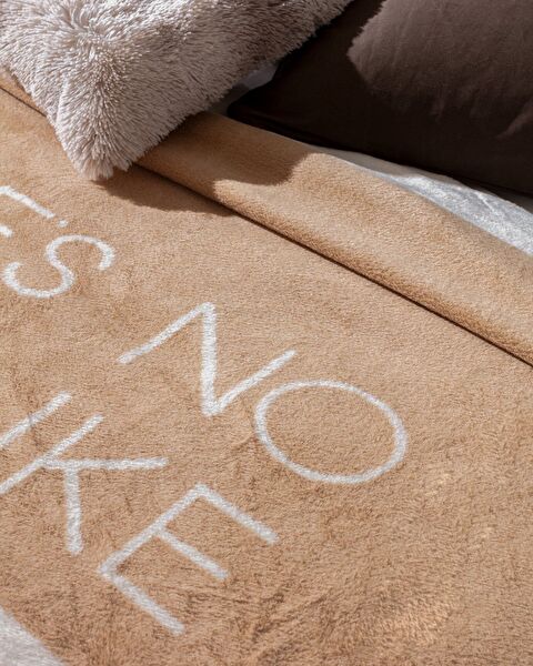 Angers Double Cotton Jacquard Blanket - Mink - 3