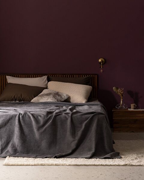 بطانية قطنية سادة من الجاكار - 0