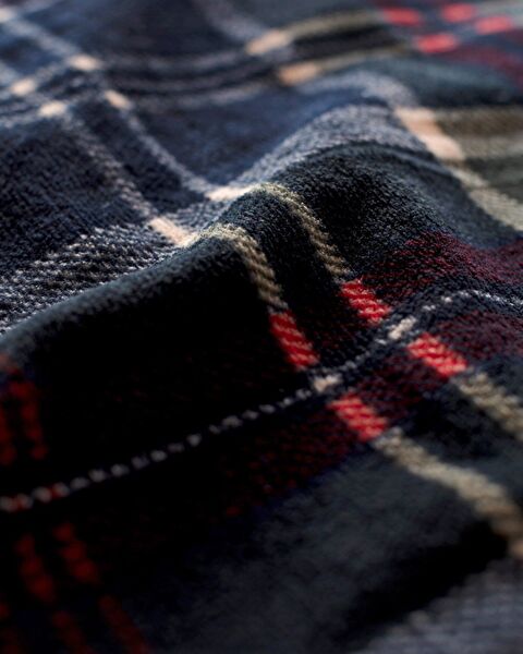 Tignes Double Welsoft Fleece Printed Blanket - Navy Blue - 5