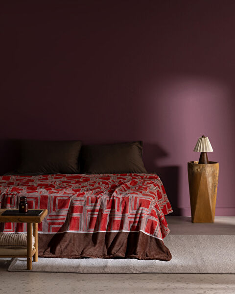 Breville Çift Kişilik Welsoft Polar Baskılı Battaniye - Turuncu - 0