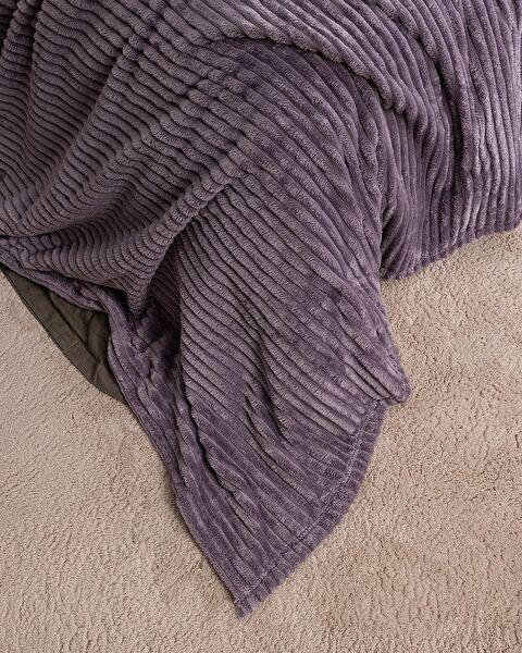 بطانية ويلو سوفت سادة  Corbeau - 3