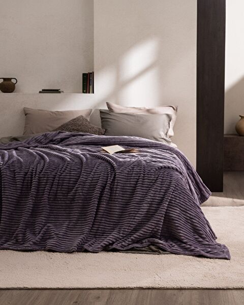 بطانية ويلو سوفت سادة  Corbeau - 0