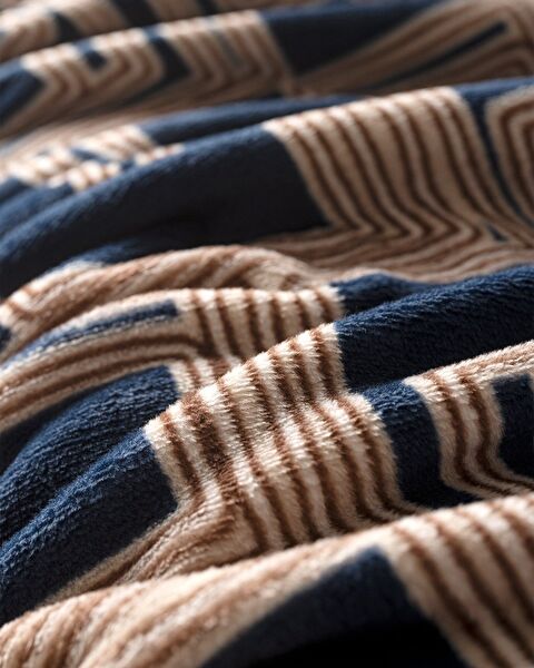 Breville Wellsoft Polar Printed TV Blanket - Navy Blue - 130x170 cm - 4