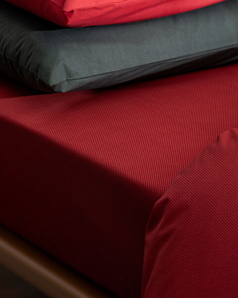 Andray Single Duvet Cover Set with Blanket - Red - 5