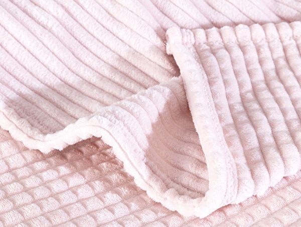 Emile Welsoft Polar Double-Sided Emboss Single Blanket - Powder - 2